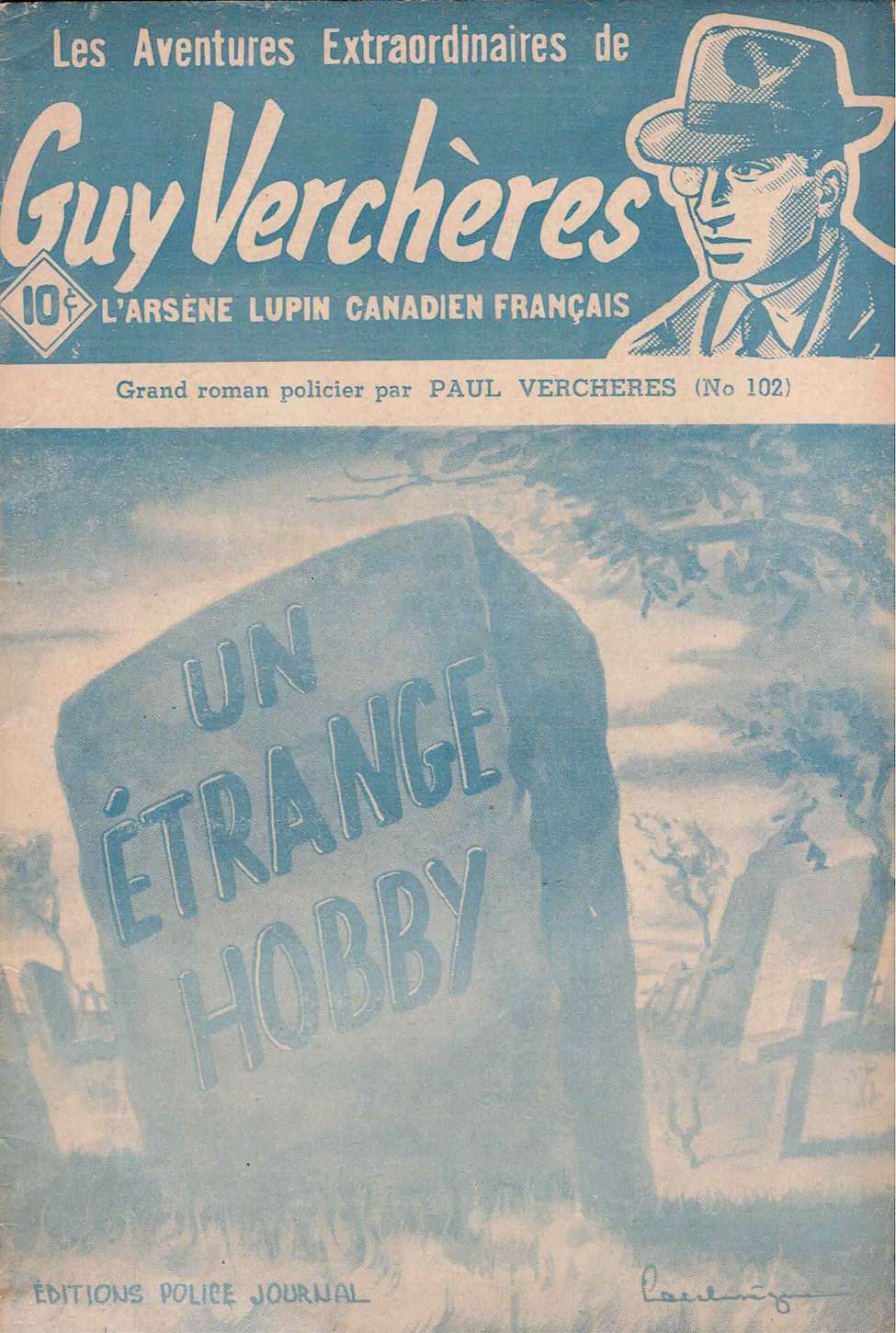 Book Cover For Guy-Vercheres v2 102 - Un étrange hobby