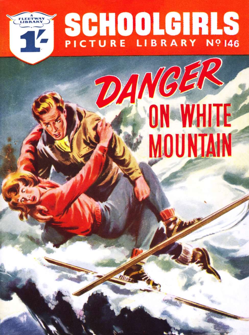 Book Cover For Schoolgirls' Picture Library 146 - Danger On White Mountain