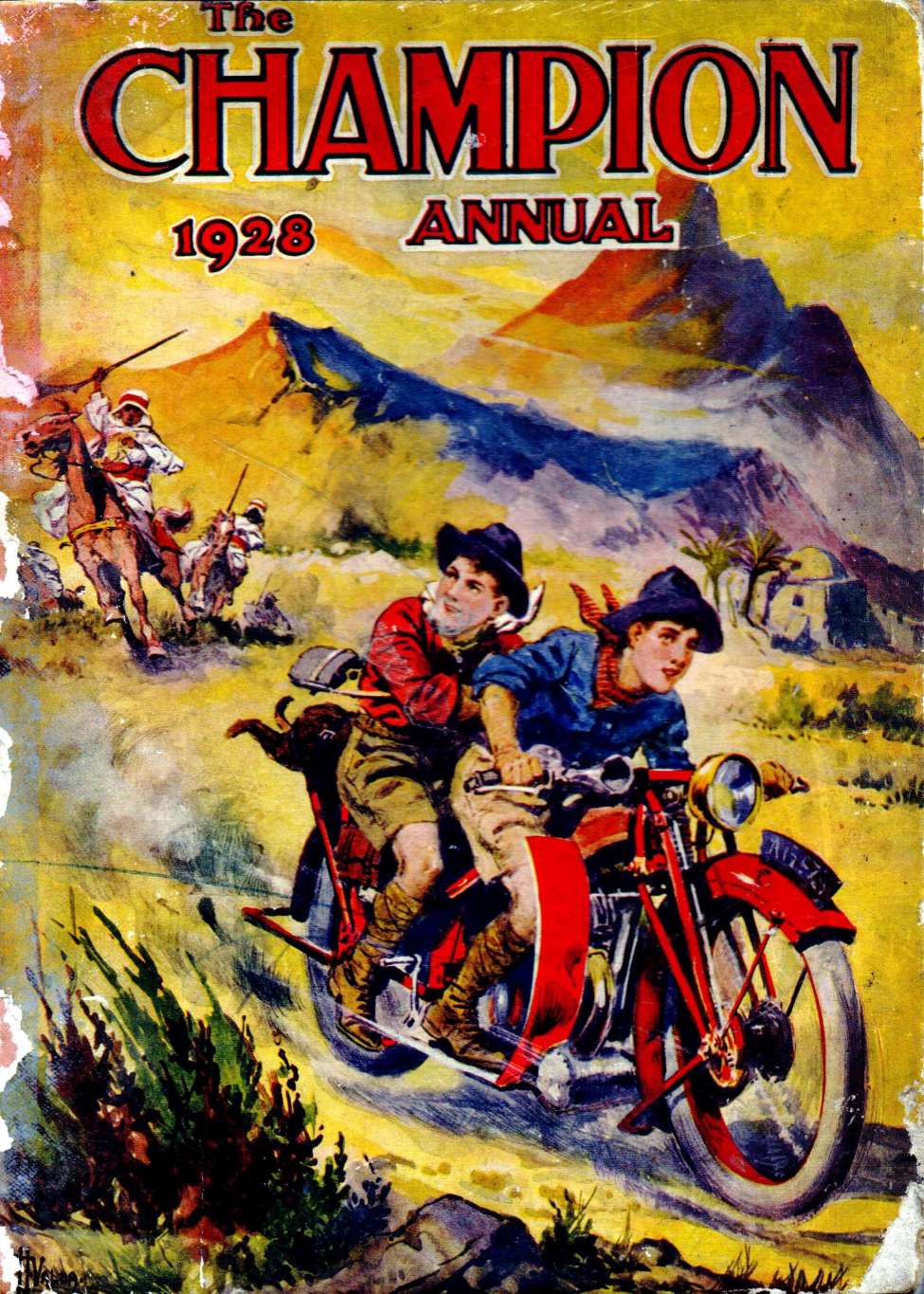 Book Cover For The Champion Annual 1928