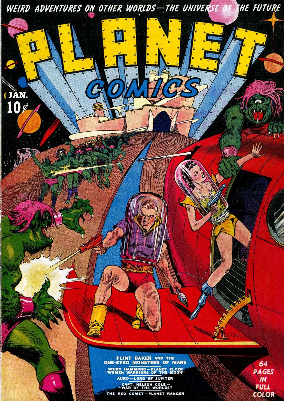 Book Cover For Planet Comics 1