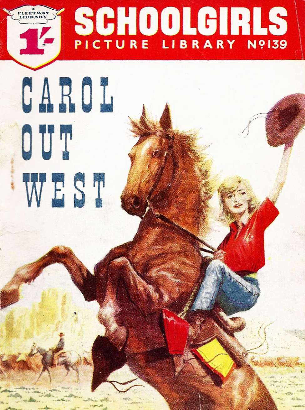 Book Cover For Schoolgirls' Picture Library 139 - Carol Out West