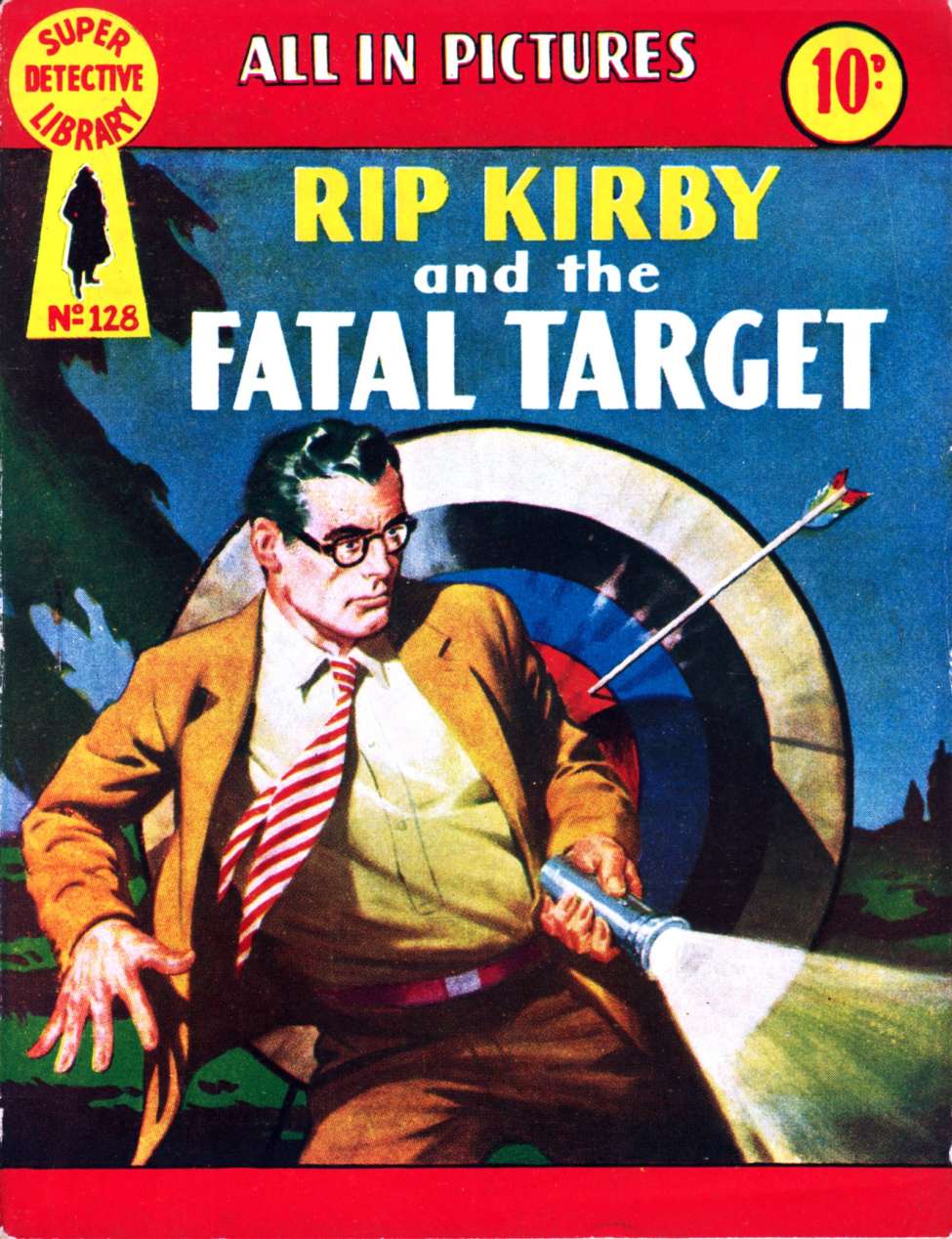 Book Cover For Super Detective Library 128 - The Fatal Target - Rip Kirby