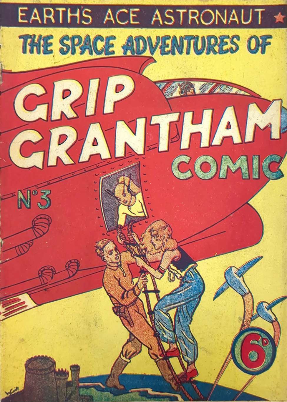 Book Cover For The Space Adventures of Grip Grantham 3