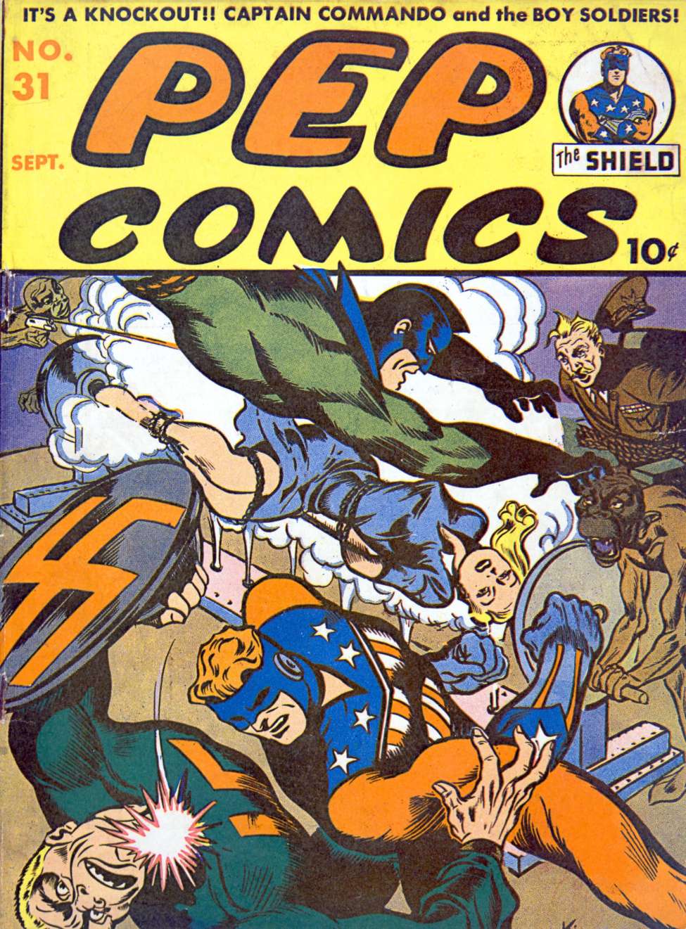 Book Cover For Pep Comics 31 - Version 2