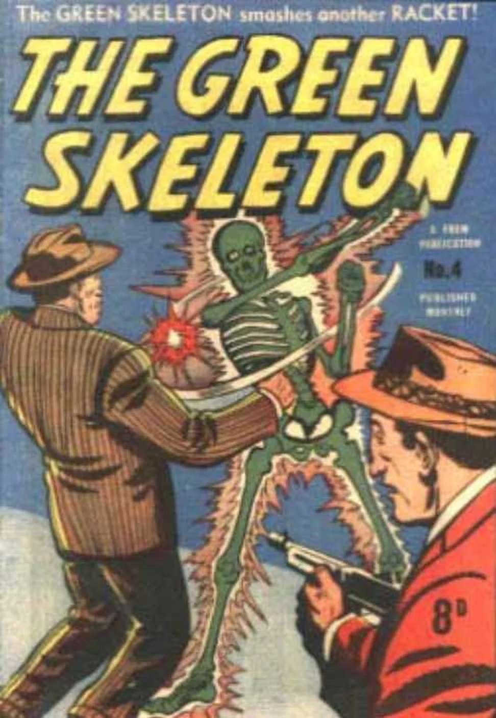 Book Cover For The Green Skeleton 4
