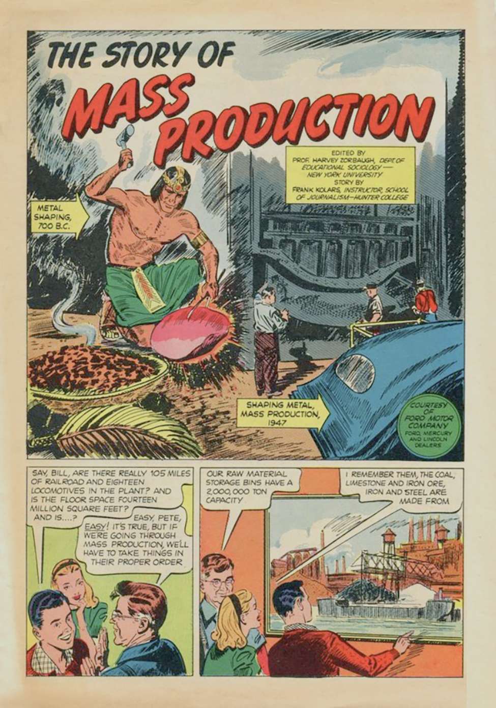 Book Cover For The Story of Mass Production