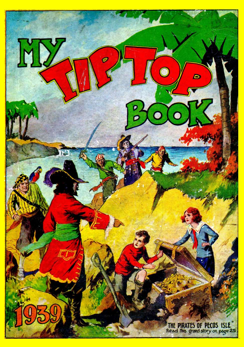 Book Cover For The Tip Top Book 1939