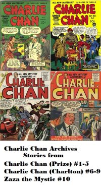 Large Thumbnail For Charlie Chan from Prize and Charlton comic books