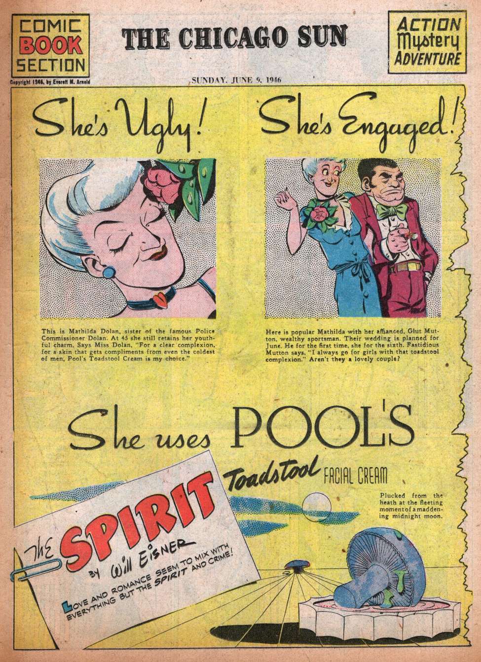 Book Cover For The Spirit (1946-06-09) - Chicago Sun