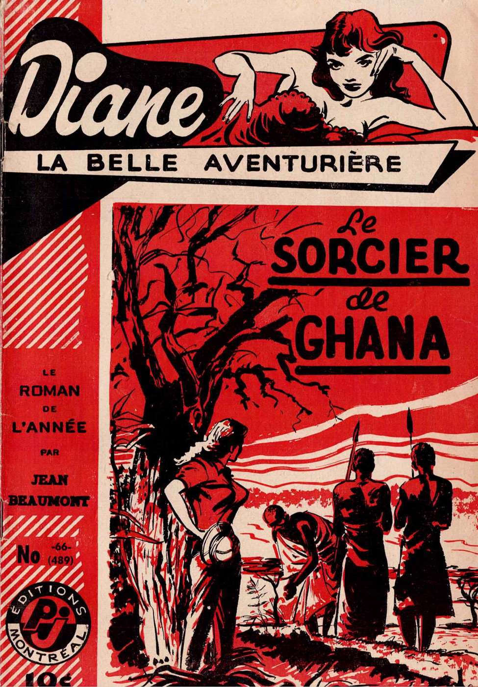 Book Cover For Diane, La Belle Aventuriere 66 - Le sorcier de Ghana