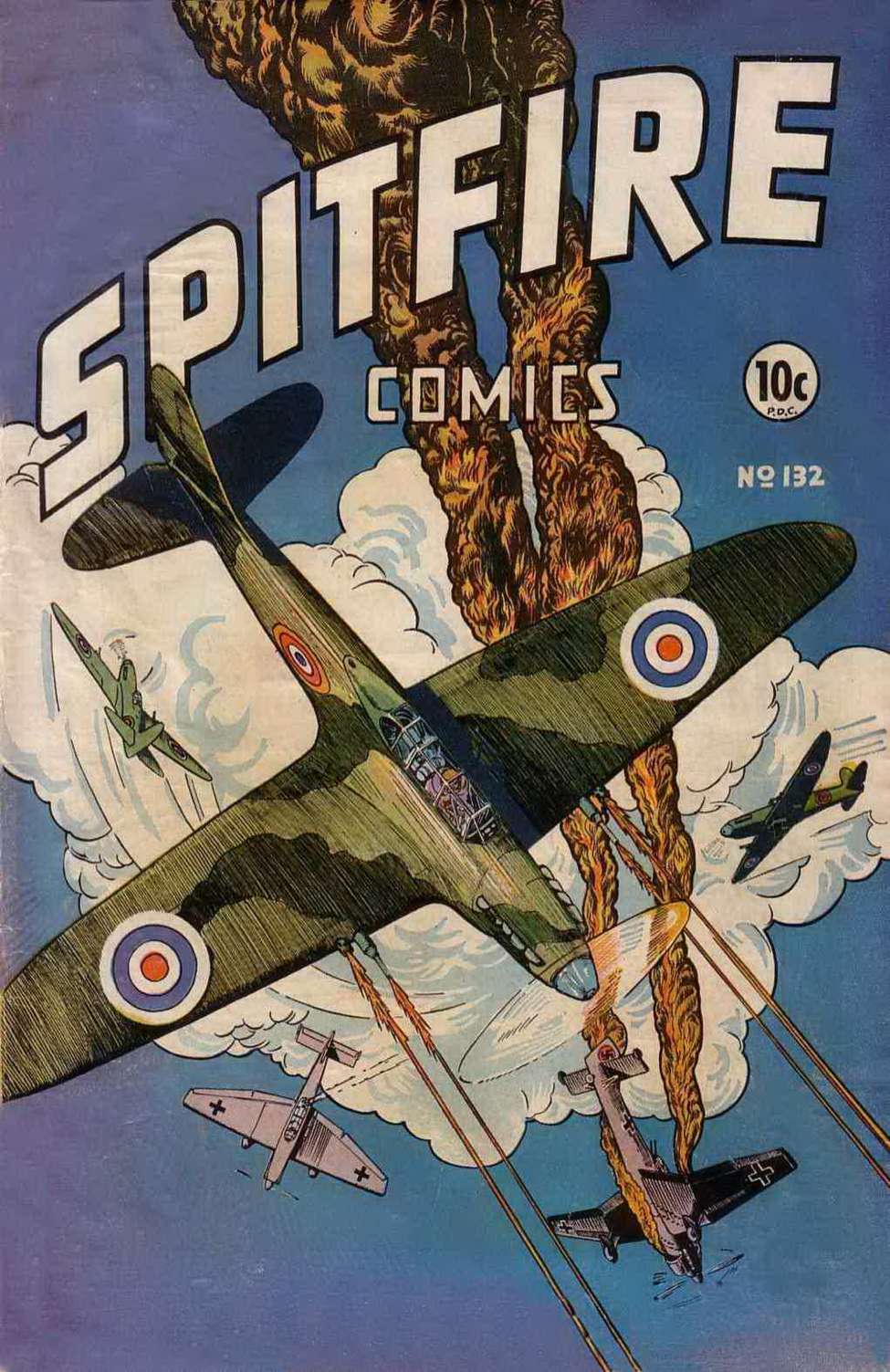 Book Cover For Spitfire Comics 132 - Version 2