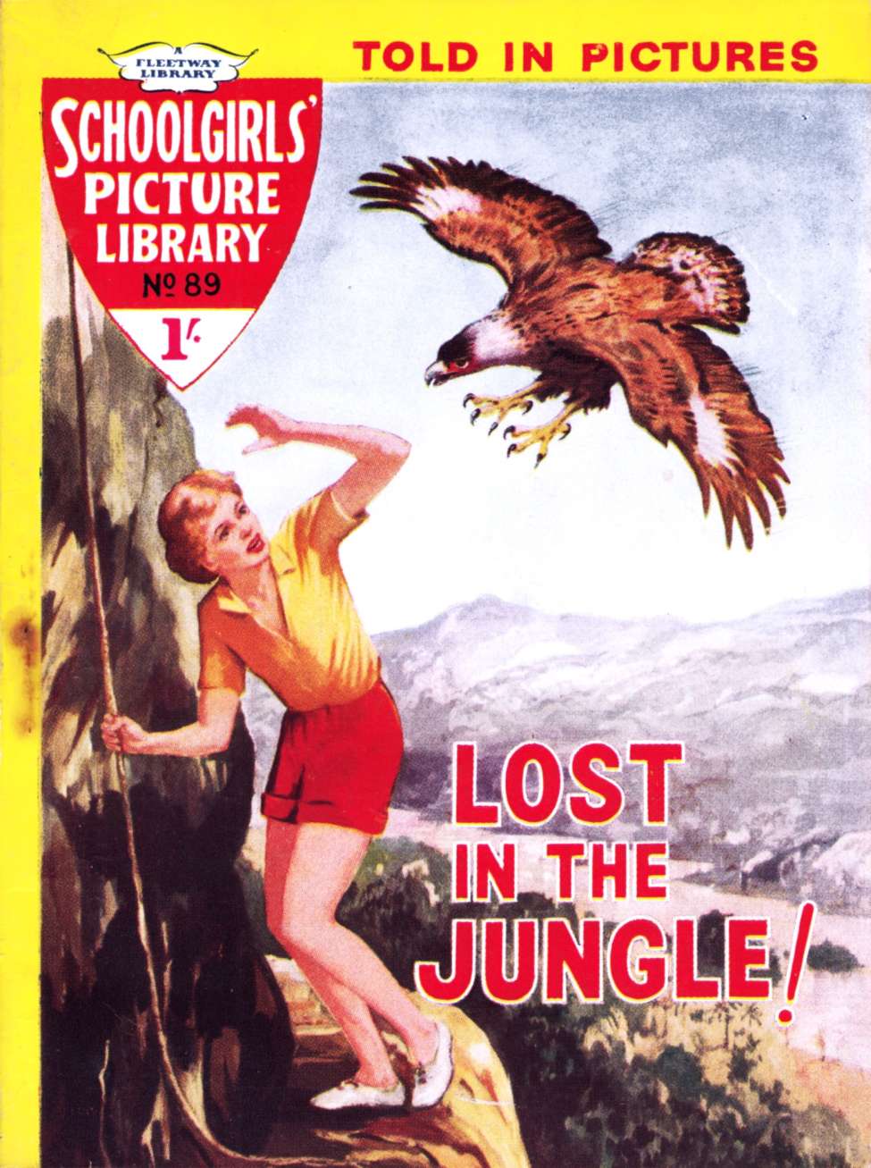 Book Cover For Schoolgirls' Picture Library 89 - Lost in the Jungle