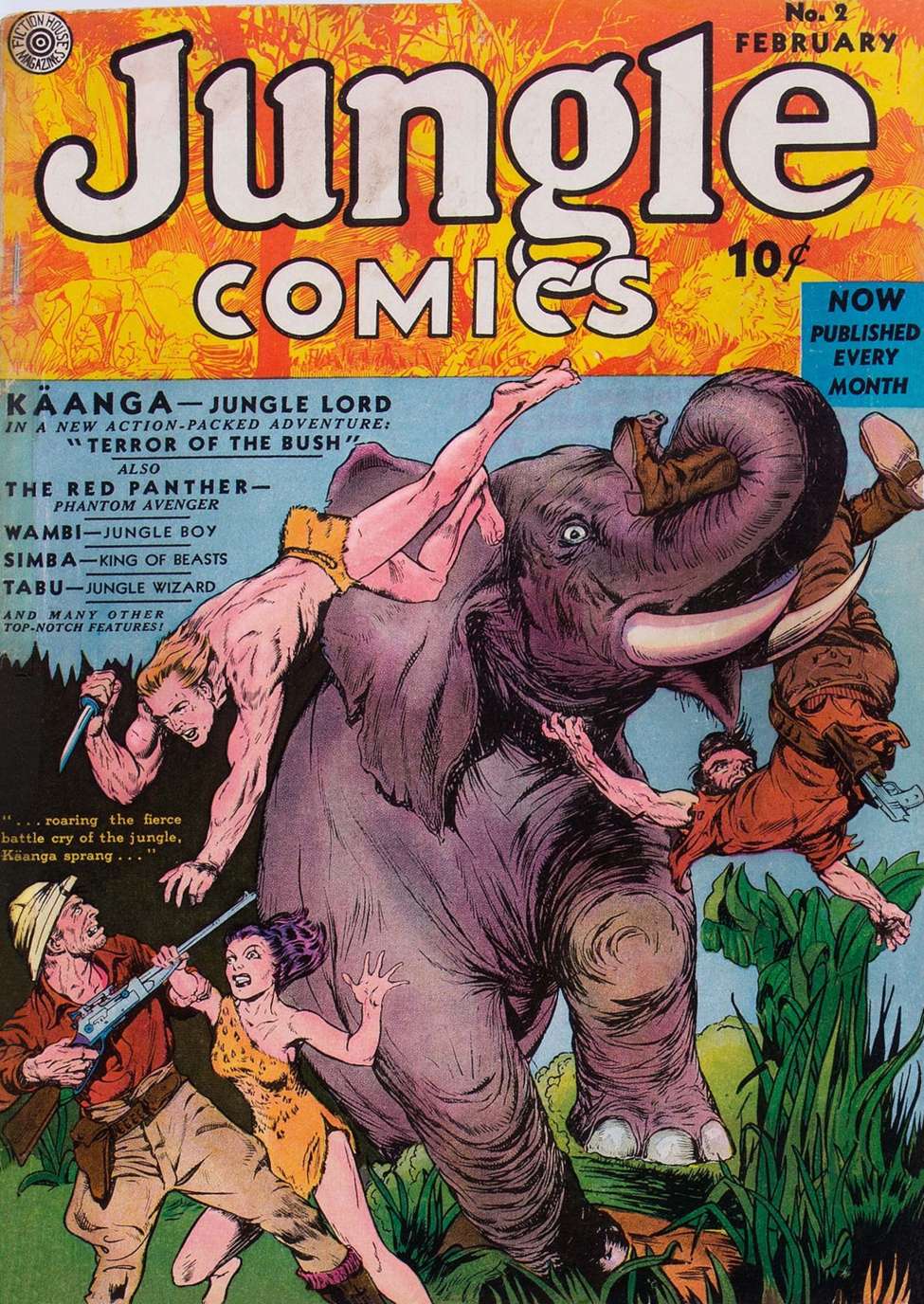 Book Cover For Jungle Comics 2 - Version 1