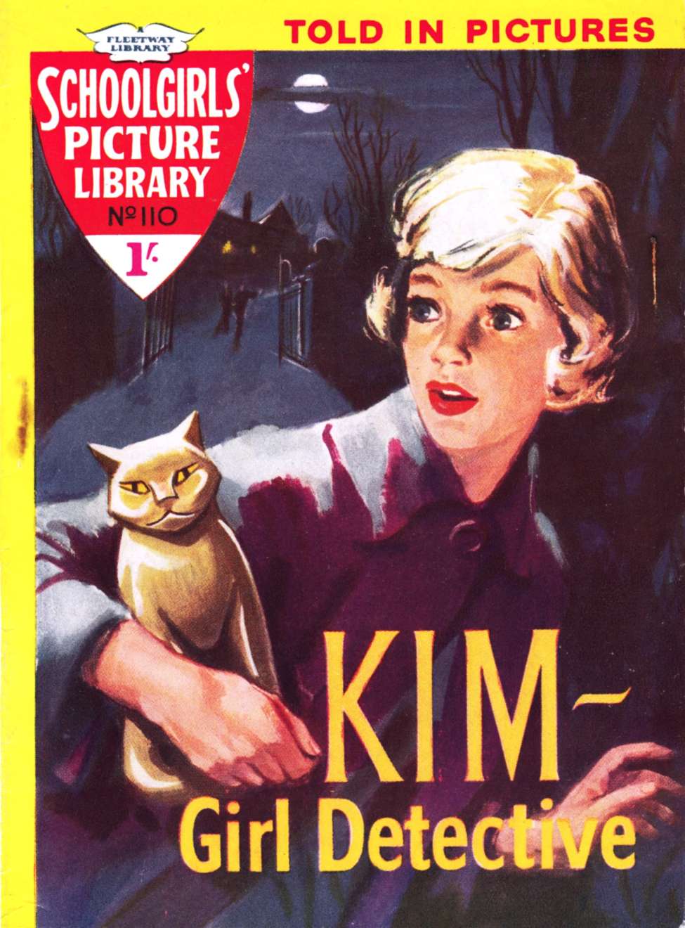 Book Cover For Schoolgirls' Picture Library 110 - Kim - Girl Detective