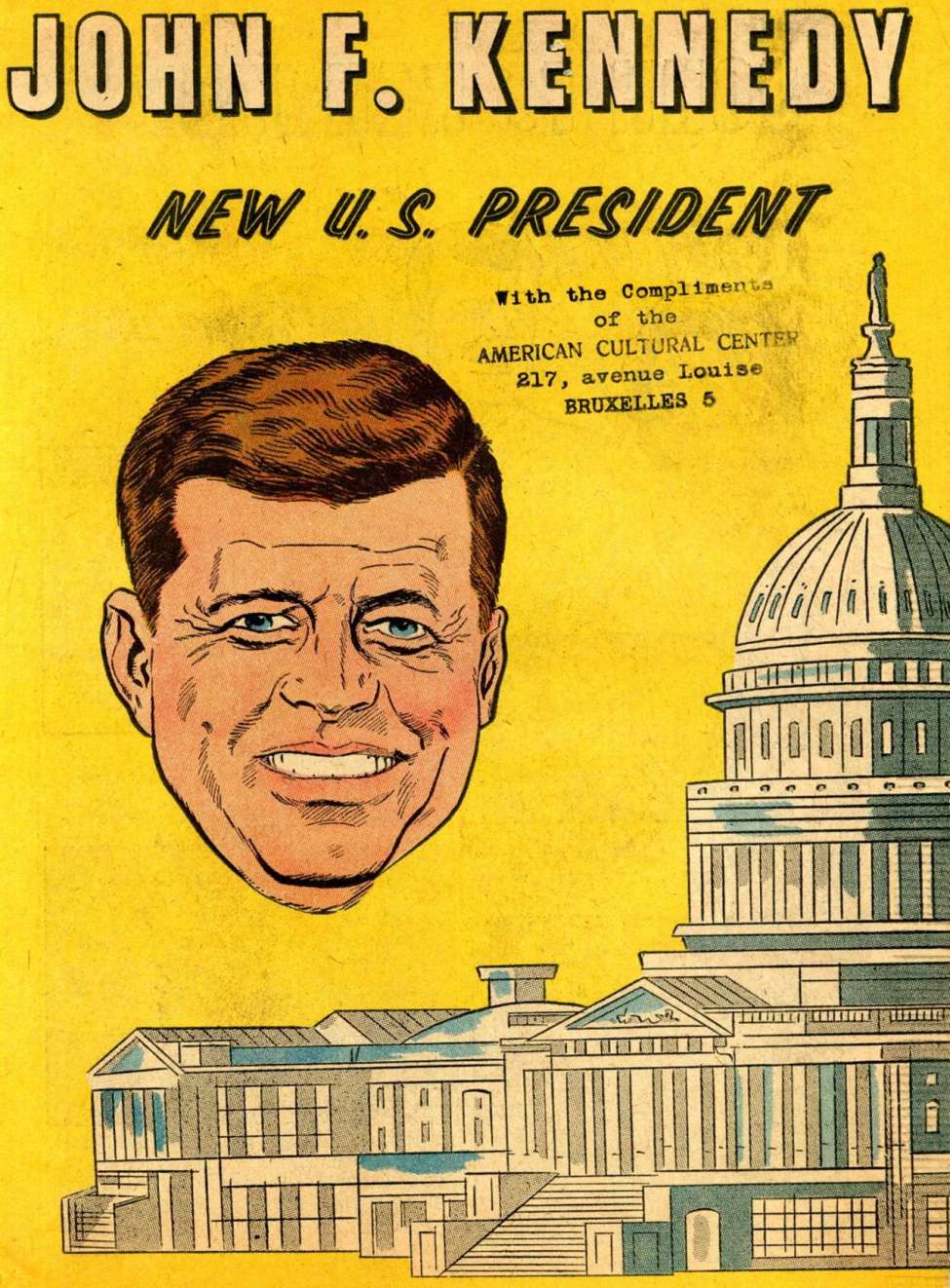 Book Cover For John F. Kennedy - New U.S. President - Version 2