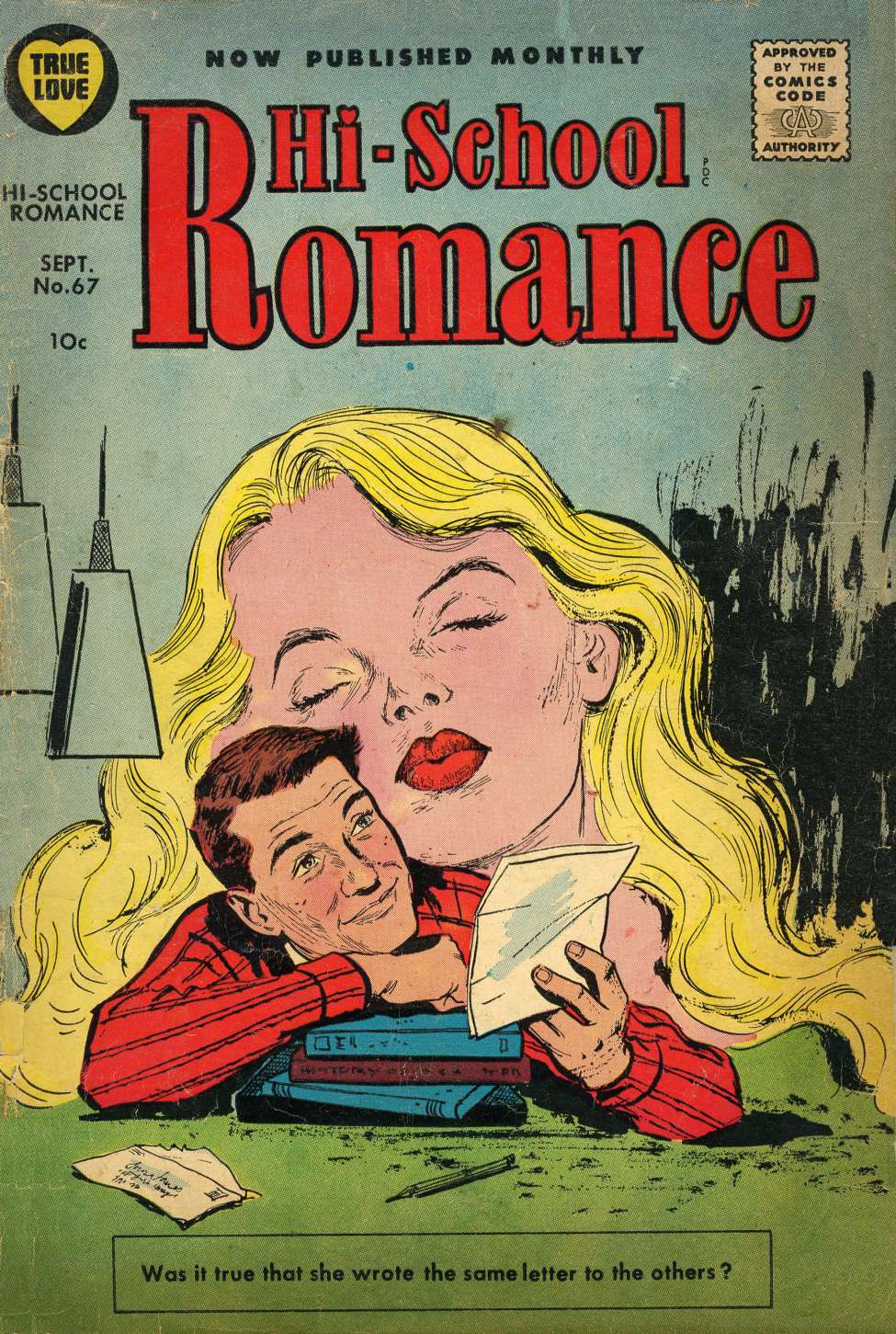 Book Cover For Hi-School Romance 67