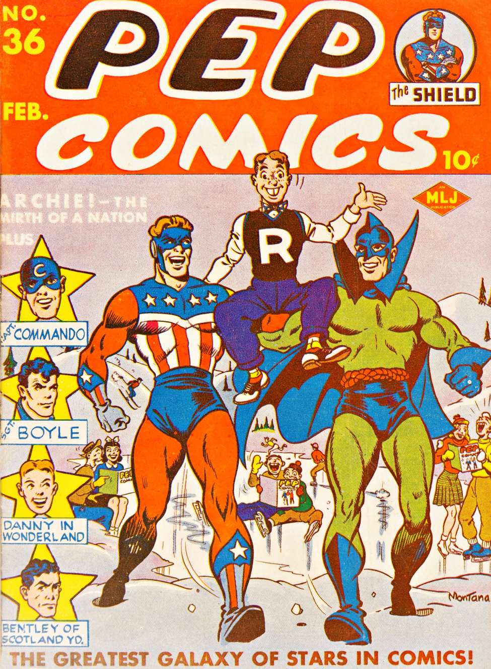 Book Cover For Pep Comics 36