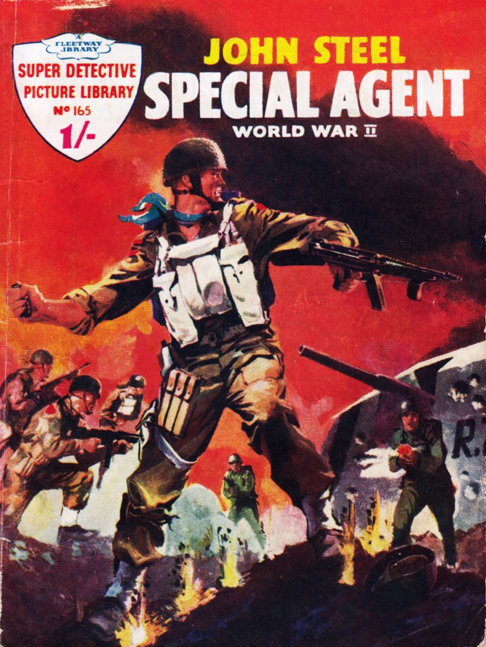 Book Cover For Super Detective Picture Library 165 - Operation Treachery - John Steel