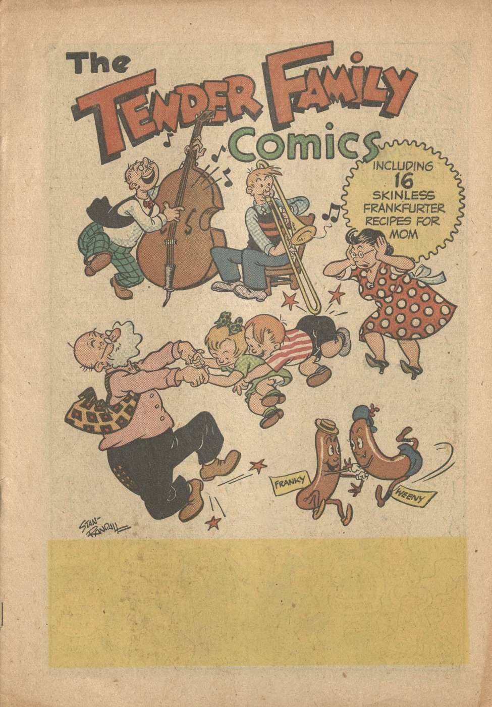 Book Cover For The Tender Family Comics - Version 2