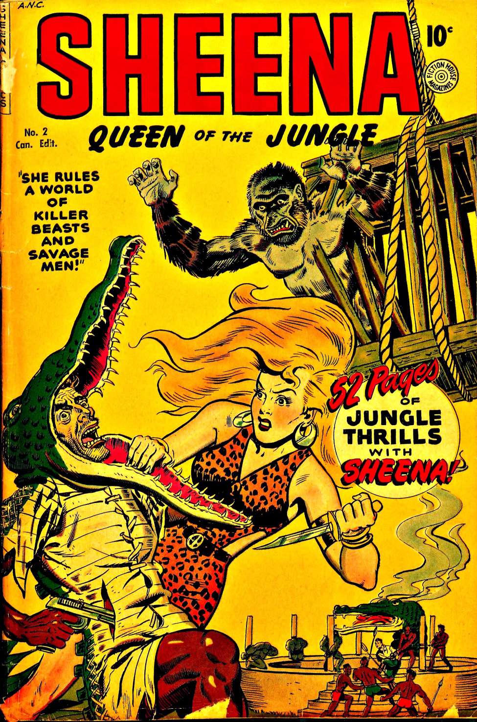 Book Cover For Sheena Queen of the Jungle 2