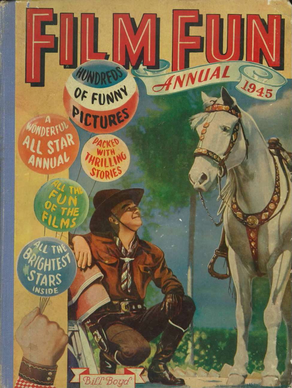 Book Cover For Film Fun Annual 1945