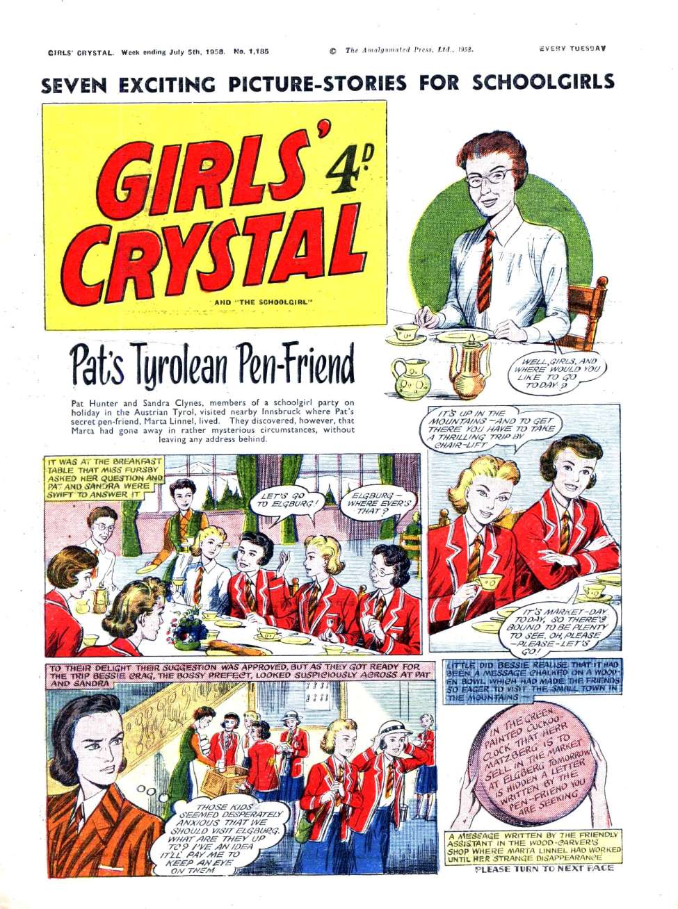Book Cover For Girls' Crystal 1185