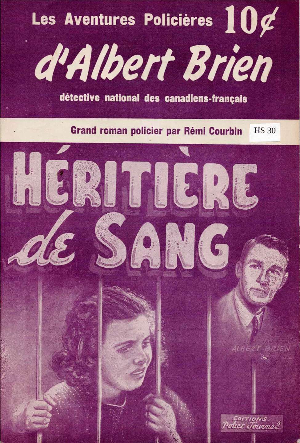 Book Cover For Albert Brien 30 - Héritière de sang