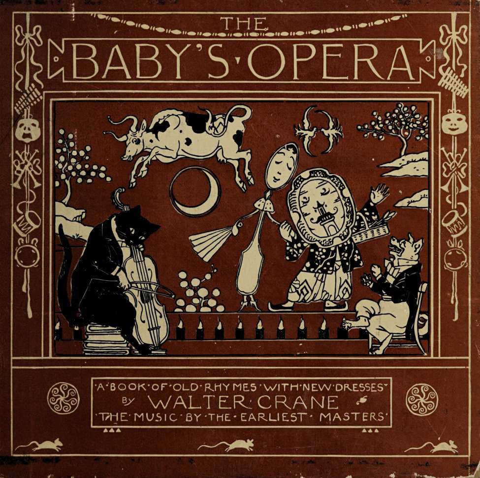 Book Cover For The Baby's Opera - Walter Crane