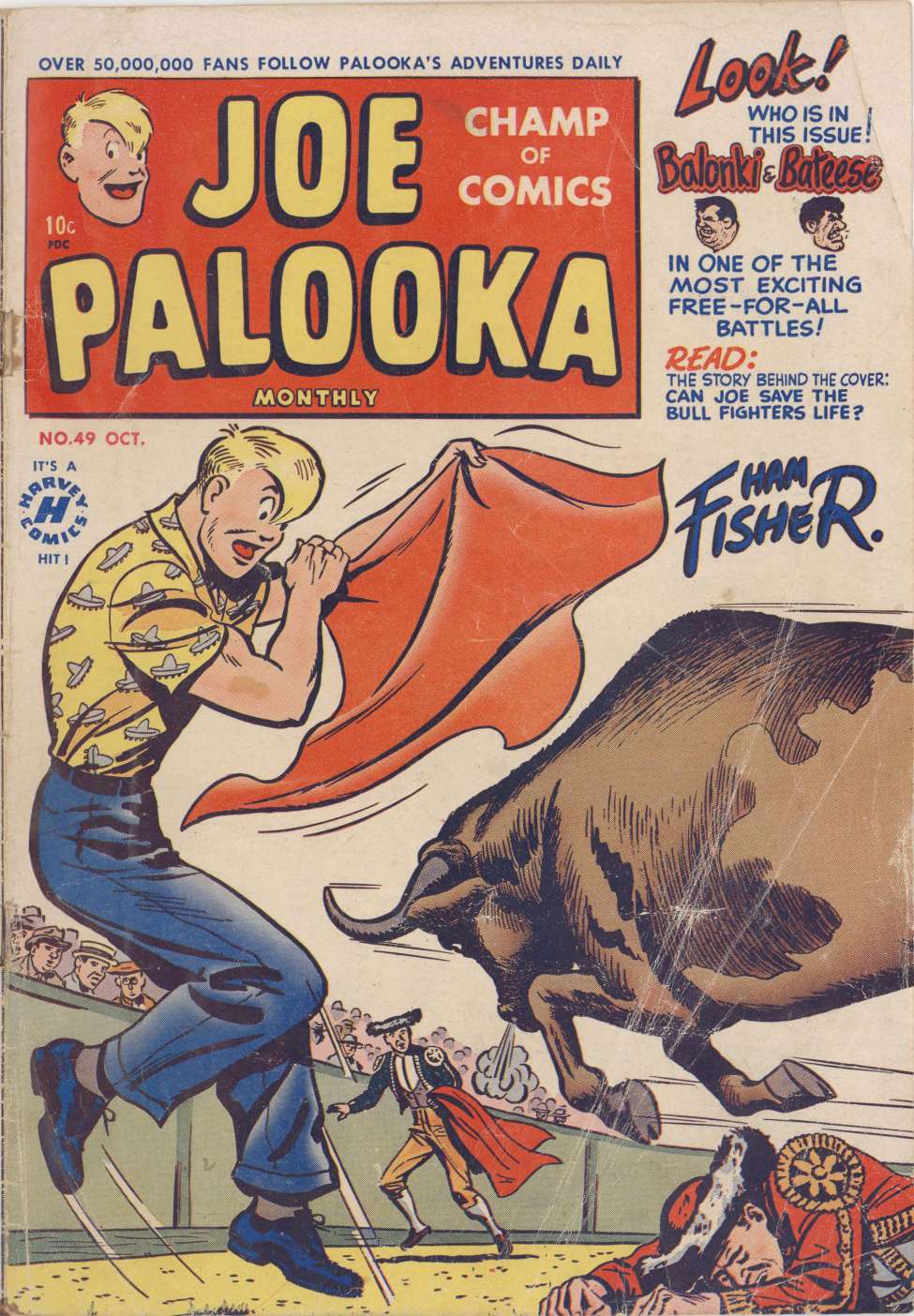 Book Cover For Joe Palooka Comics 49 - Version 2