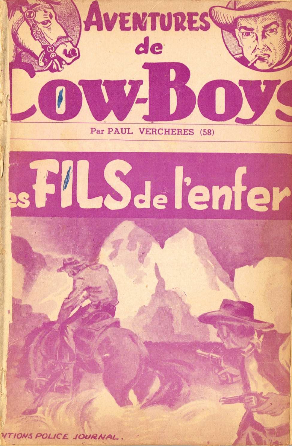 Book Cover For Aventures de Cow-Boys 58 - Les Fils de l’enfer