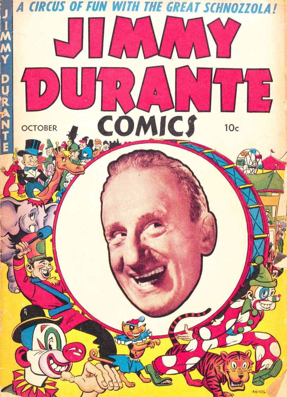 Book Cover For A-1 Comics 18 - Jimmy Durante Comics