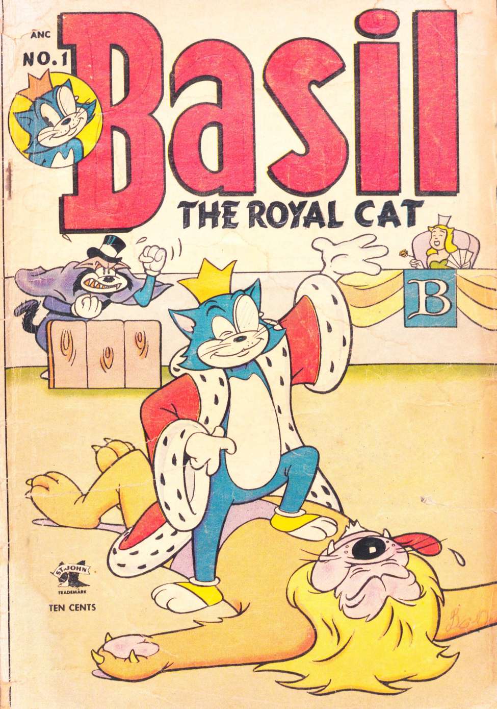 Book Cover For Basil 1 (St. John Publishing) (Jan 1953) (Titansfan Scans - David Miles Edits)