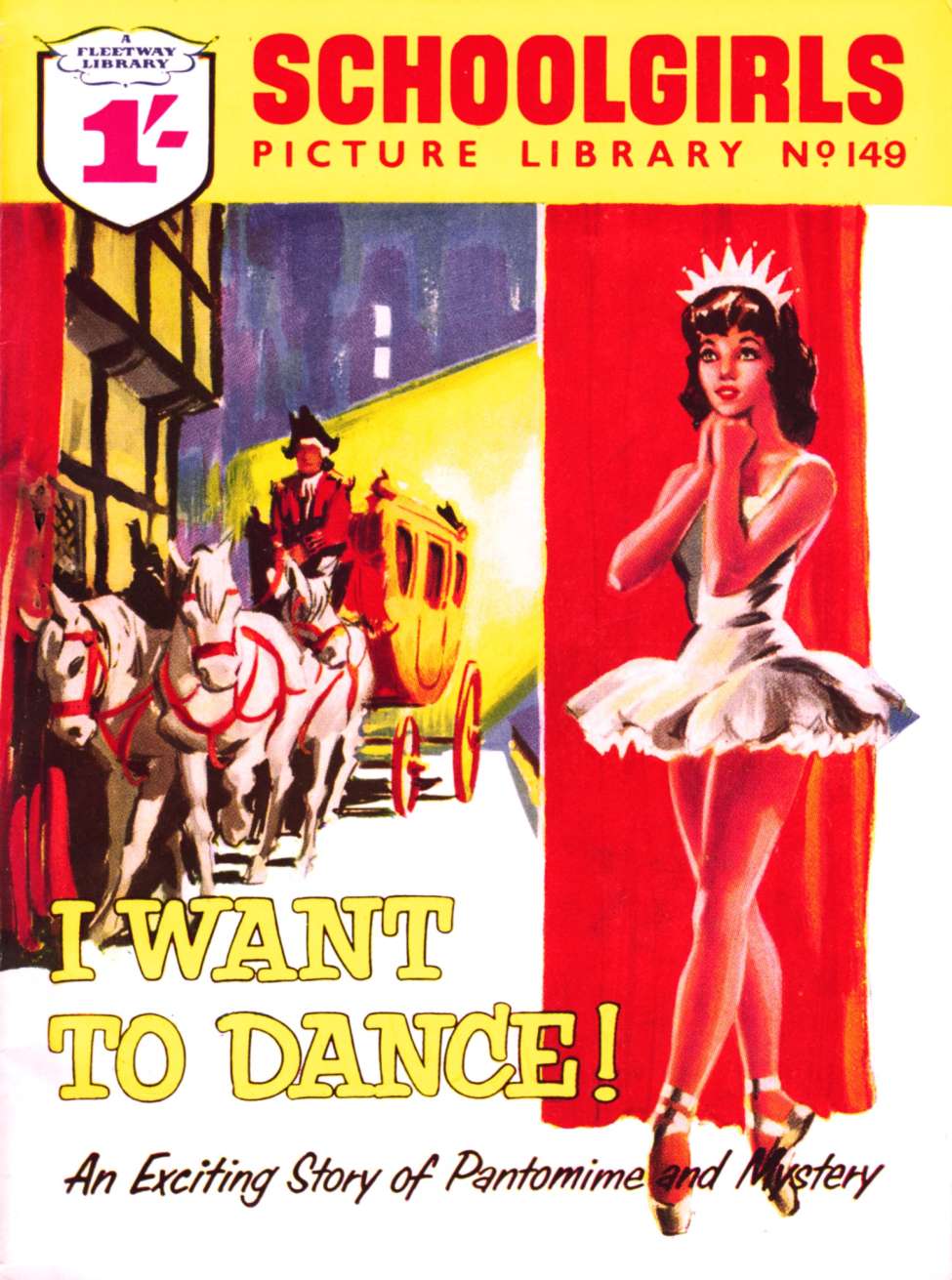 Book Cover For Schoolgirls' Picture Library 149 - I Want To Dance