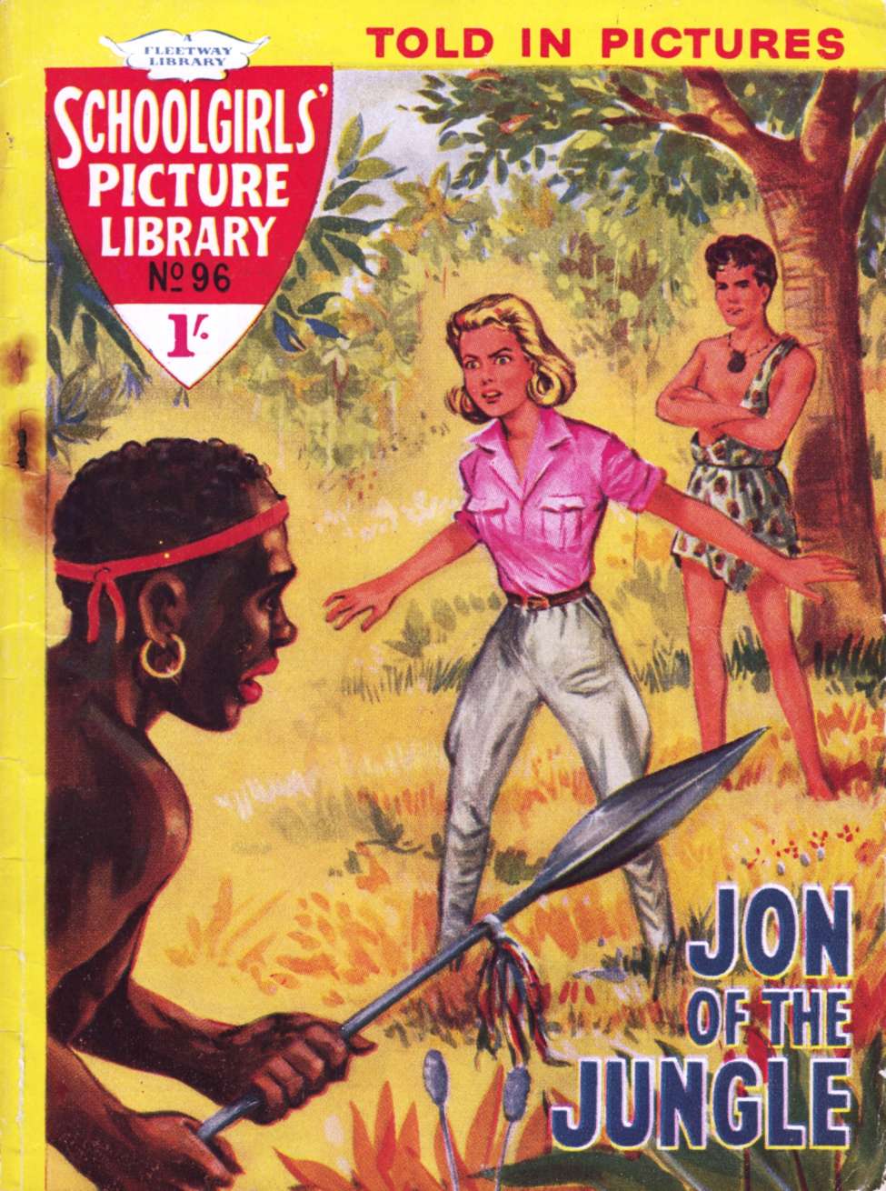 Book Cover For Schoolgirls' Picture Library 96 - Jon of the Jungle