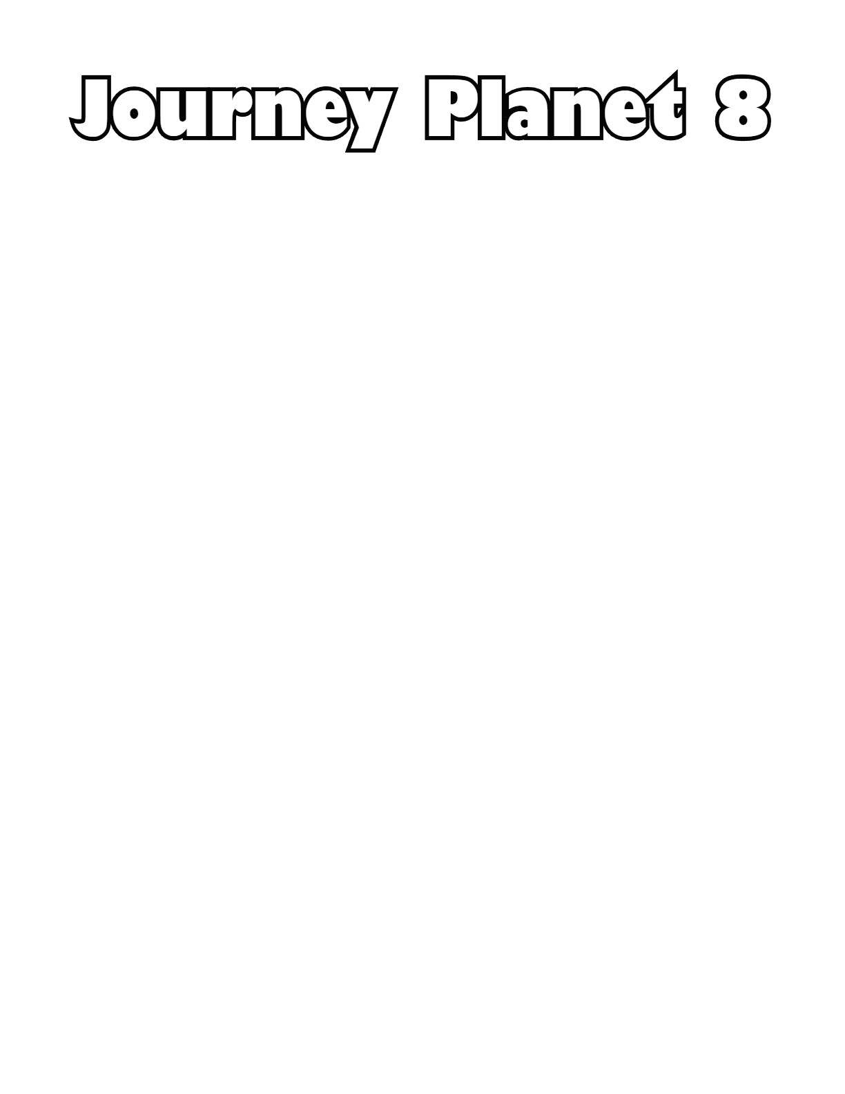 Book Cover For Journey Planet 8