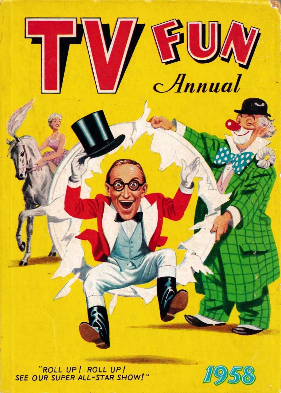 Book Cover For TV Fun Annual 1958