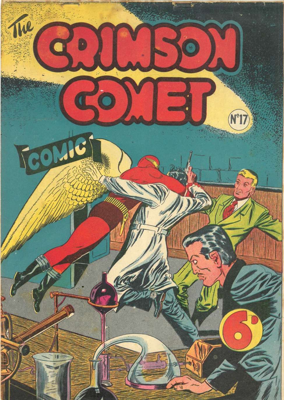 Book Cover For The Crimson Comet Comic 17