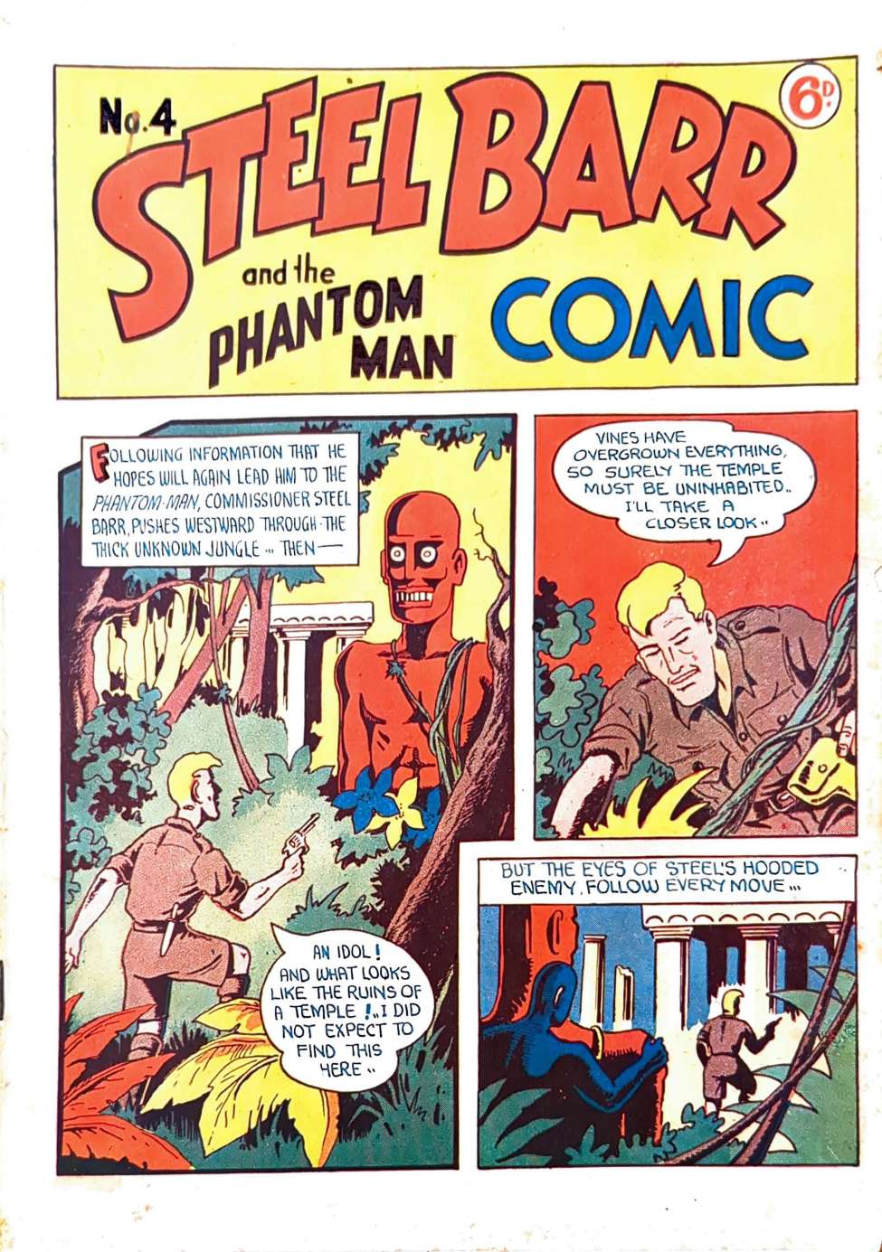 Book Cover For Steel Barr and the Phantom Man 4