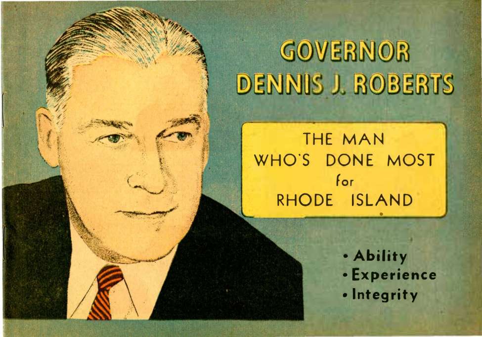 Book Cover For Governor Dennis J. Roberts