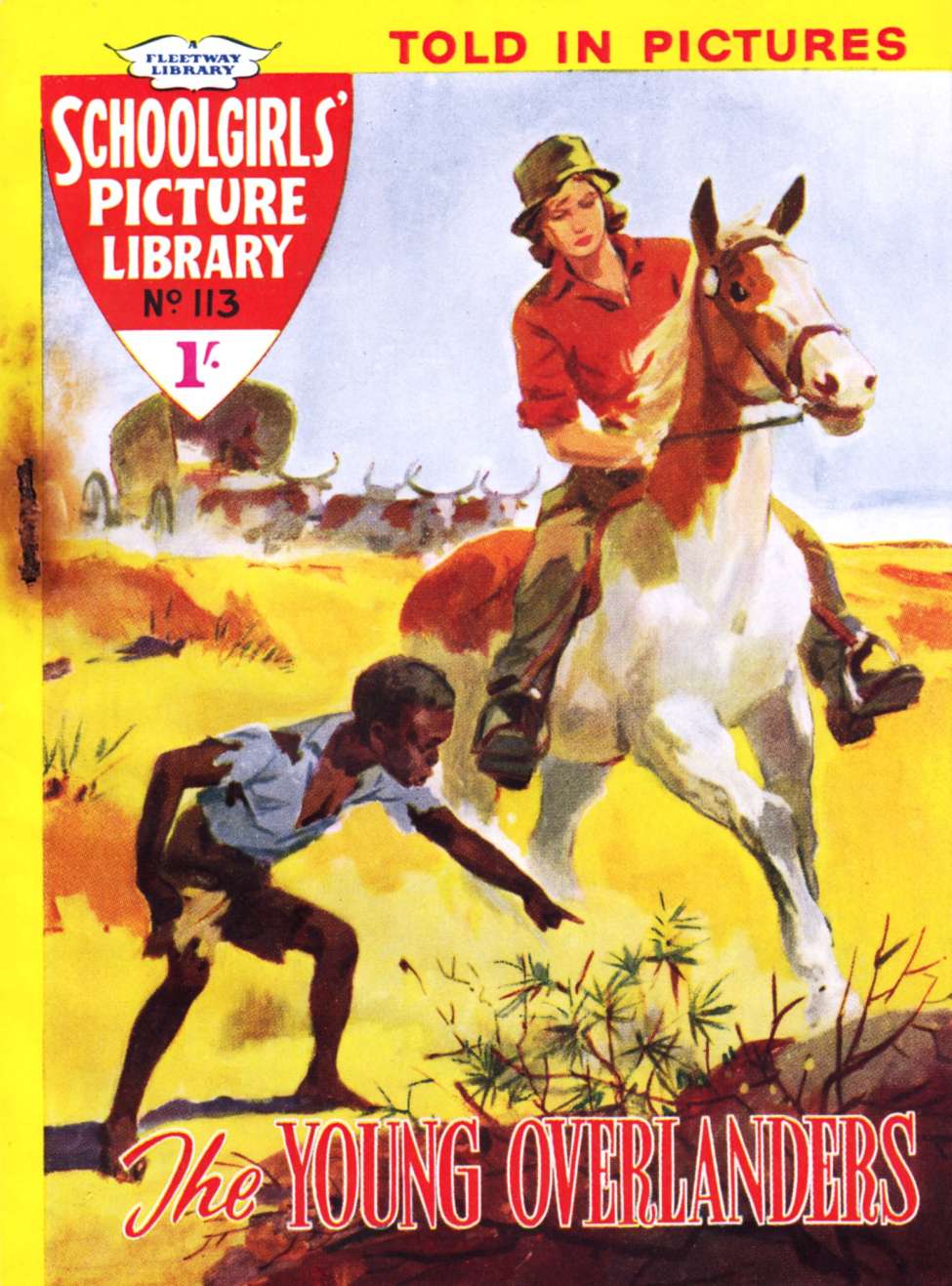 Book Cover For Schoolgirls' Picture Library 113 - The Young Overlanders