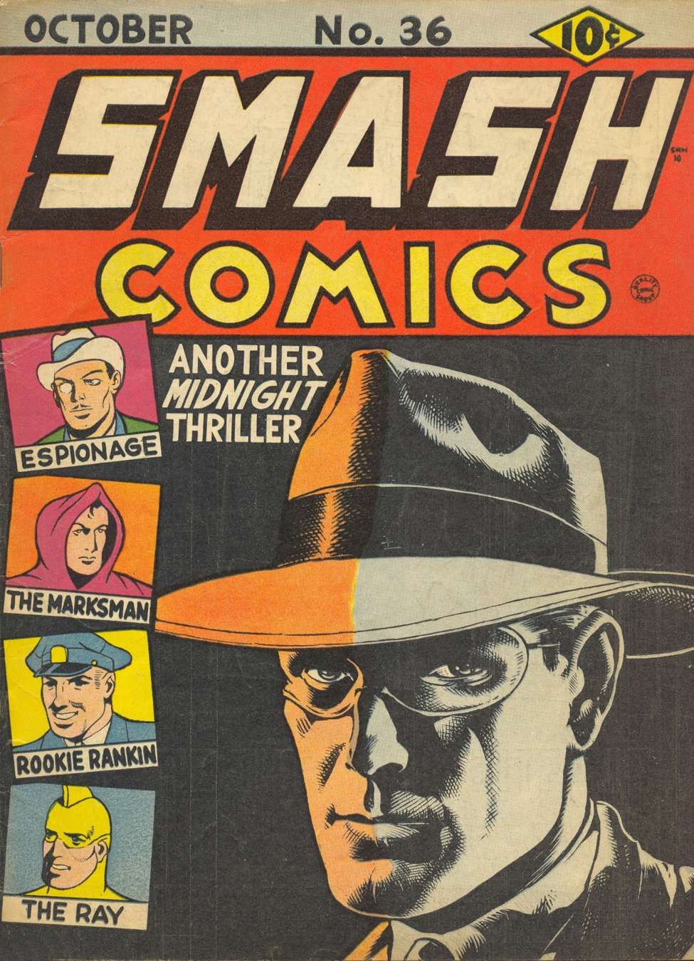 Book Cover For Smash Comics 36 - Version 1