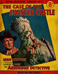 Large Thumbnail For Super Detective Library 8 - The Case of the Sinister Castle - Version 1