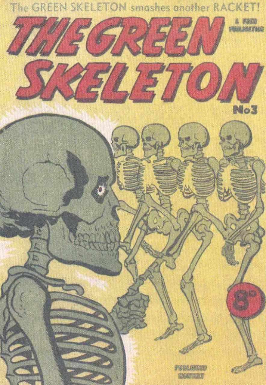 Book Cover For The Green Skeleton 3