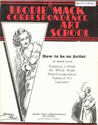 Large Thumbnail For The Brodie Mack Correspondence Art School brochure