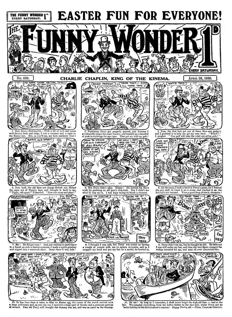 Book Cover For The Funny Wonder