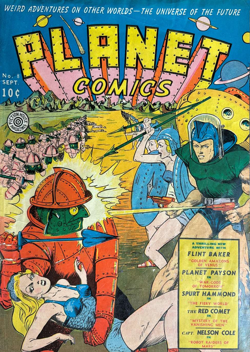 Book Cover For Planet Comics 8