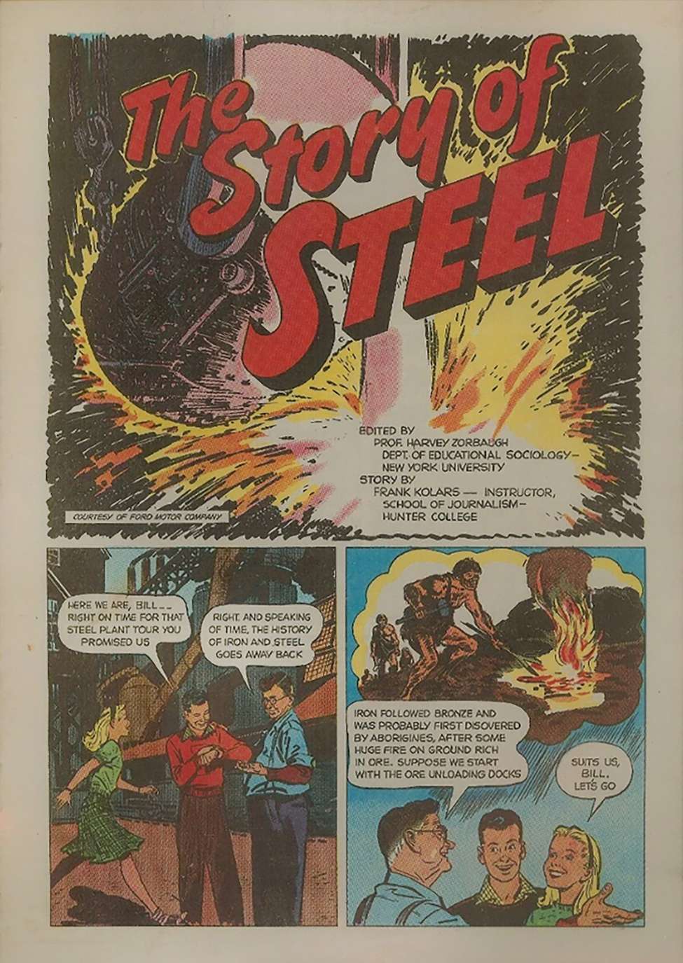 Book Cover For The Story of Steel