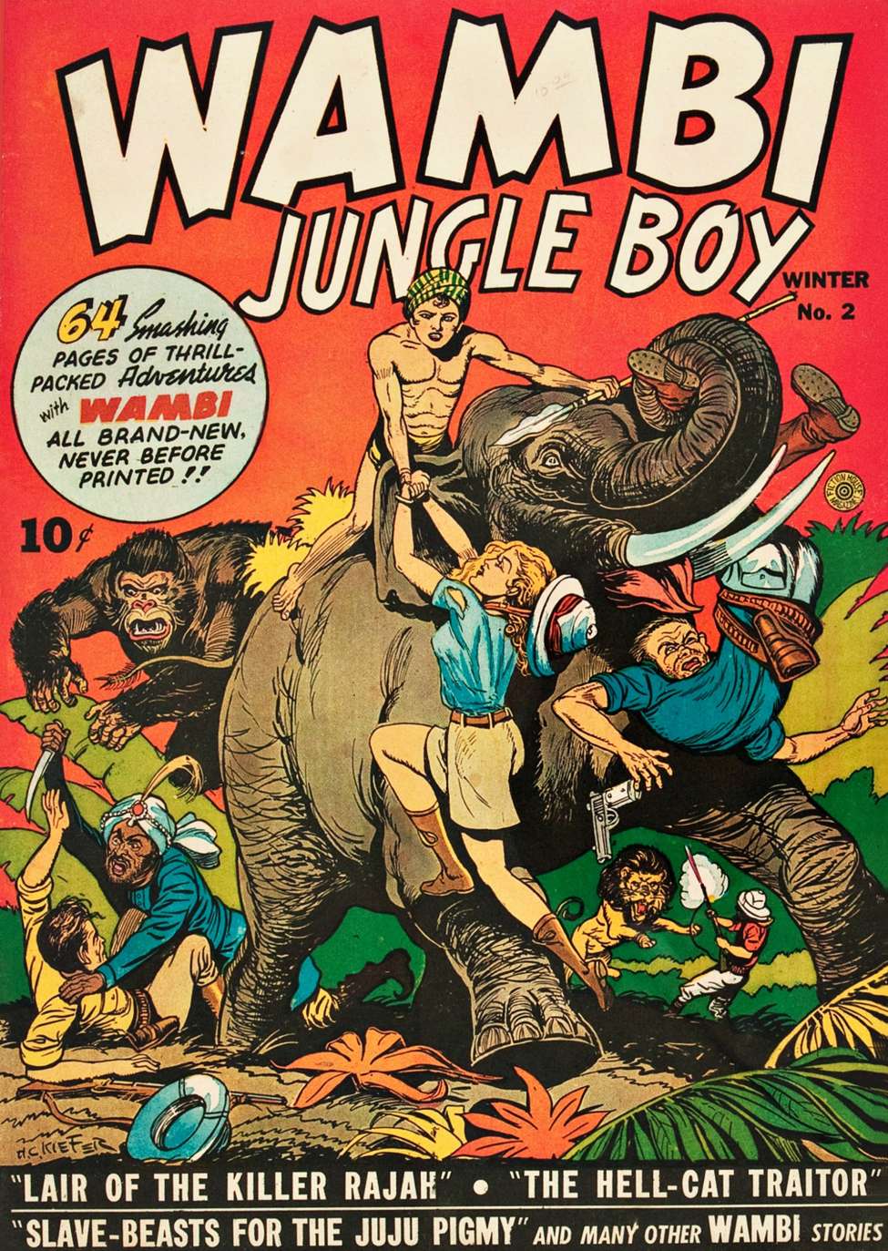 Book Cover For Wambi, Jungle Boy 2