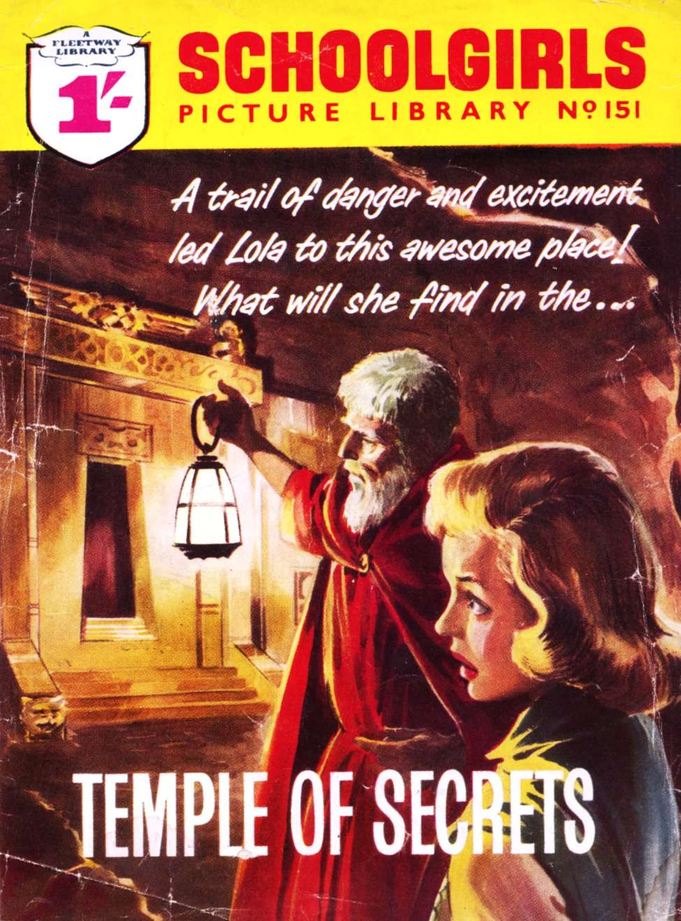 Book Cover For Schoolgirls' Picture Library 151 - Temple of Secrets