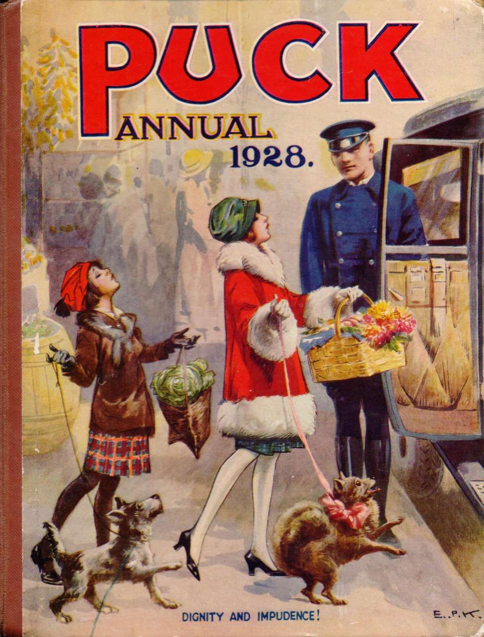 Book Cover For Puck Annual 1928
